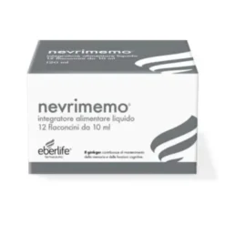 Eberlife Farmaceutici Nevrimemo Integratore Memoria e Funzioni Cognitive, 12 Flaconcini