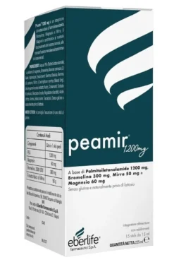 Eberlife Farmaceutici Peamir 1200 Integratore per il sistema nervoso e muscolare, 15 stick