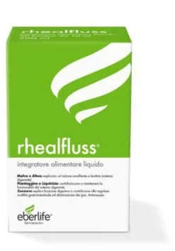Eberlife Farmaceutici Rhealfluss - Integratore liquido per il reflusso gastrico, 20 stick da 10 ml