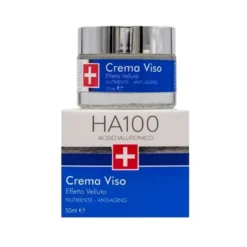 EFAS Linea100 HA100 Crema Viso all'Acido Ialuronico Nutriente e Anti Età, 50ml