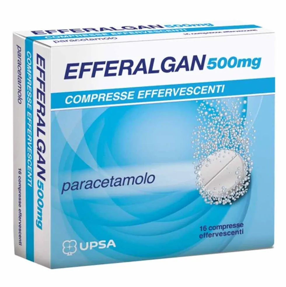 Efferalgan 500mg Dolore e Febbre, 16 Compresse Effervescenti