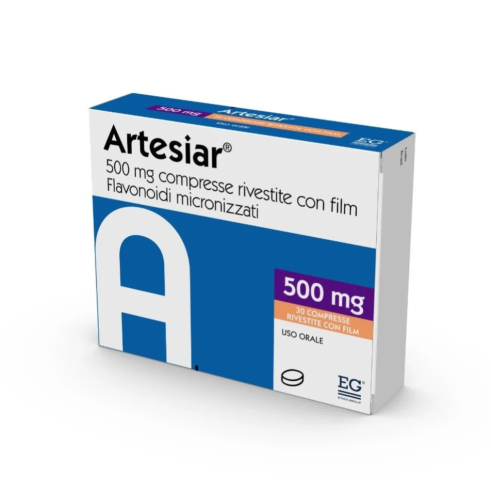 EG Artesiar 500mg Insufficienza Venosa, 30 compresse