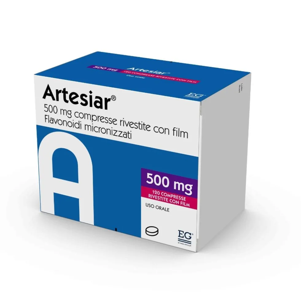 EG Artesiar 500mg Insufficienza Venosa, 120 compresse