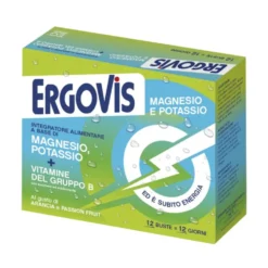 EG Ergovis Magnesio e Potassio - Integratore per la stanchezza, 12 bustine da 10 g