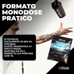 Eleva Performax Recovery - Integratore in polvere per il recupero muscolare, 1 bustina da 33 g