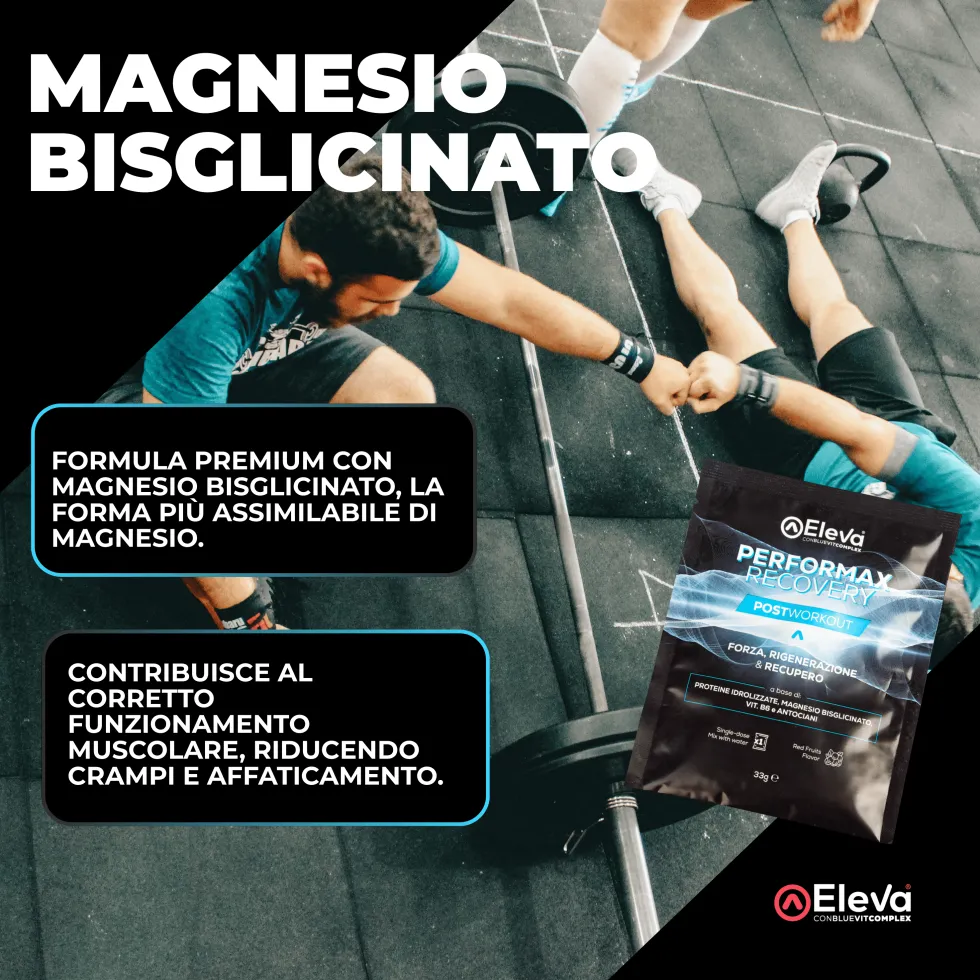 Eleva Performax Recovery - Integratore in polvere per il recupero muscolare, 1 bustina da 33 g