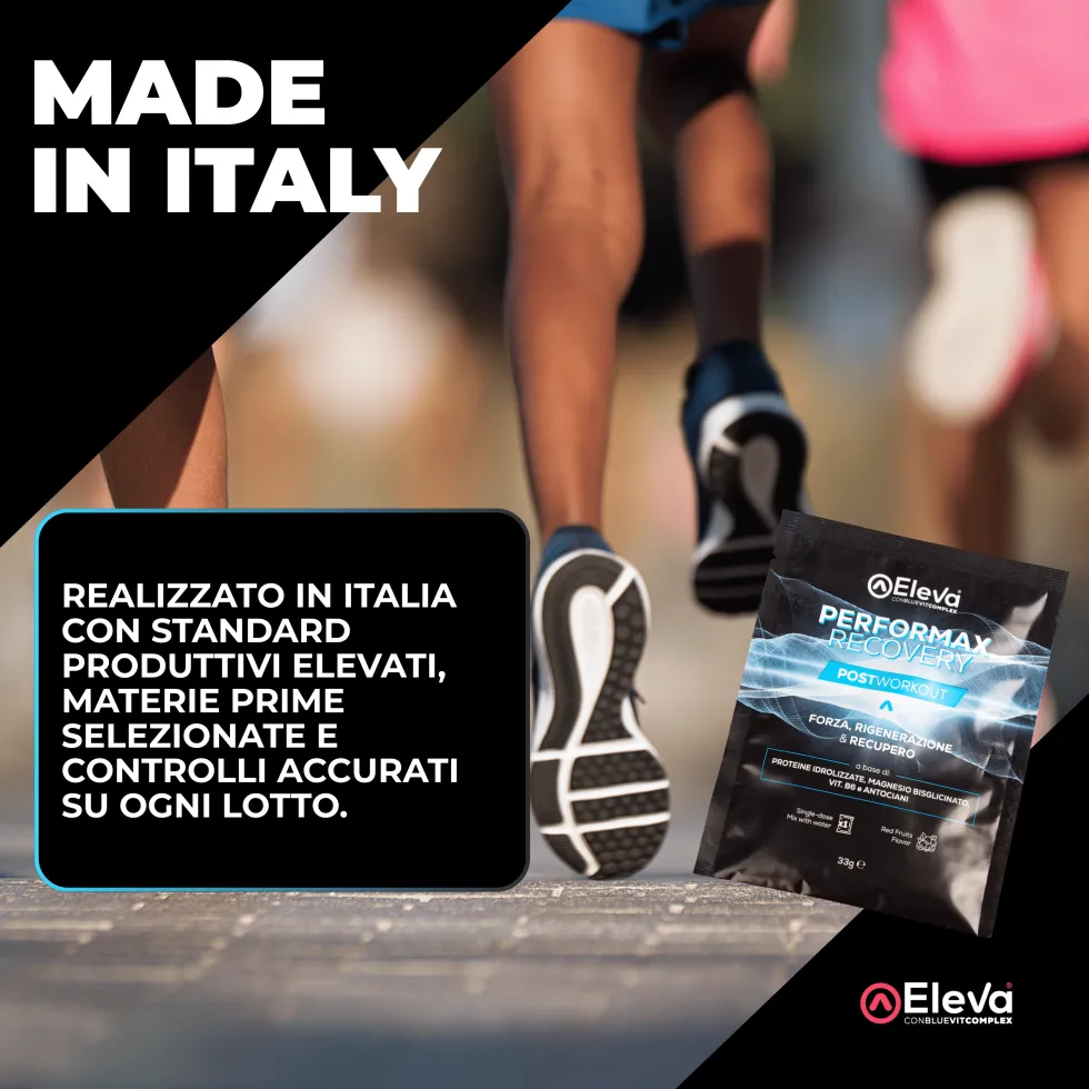 Eleva Performax Recovery - Integratore in polvere per il recupero muscolare, 1 bustina da 33 g