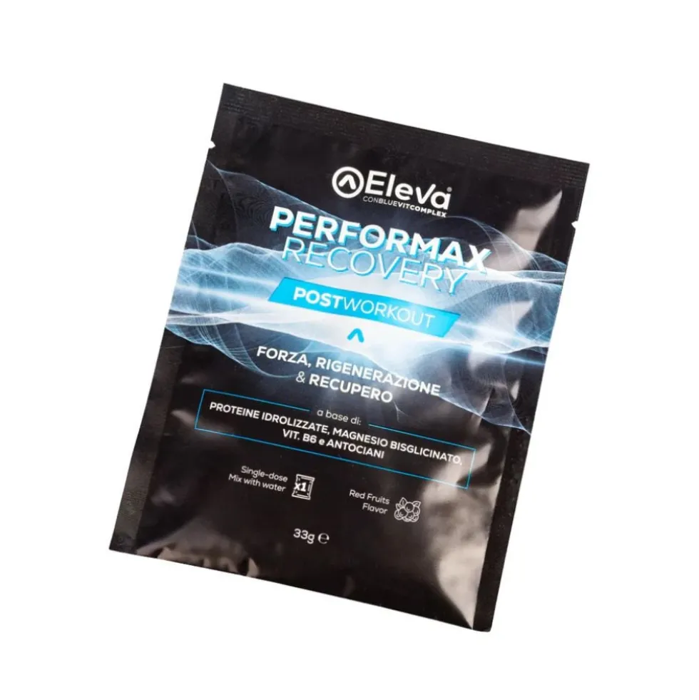 Eleva Performax Recovery - Integratore in polvere per il recupero muscolare, 1 bustina da 33 g