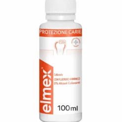 Elmex Protezione Carie - Collutorio con Fluoruro Amminico Senza Alcol, 100ml