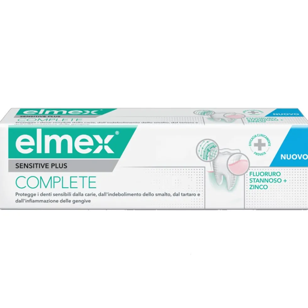 Elmex Sensitive - Plus Complete Dentifricio Tripla Azione, 75ml