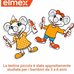 Elmex Spazzolino Bimbi Bambini 3-6 Anni Morbido Vari Colori, 1 Pezzo