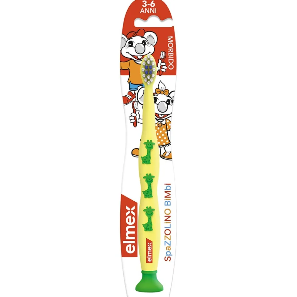 Elmex Spazzolino Bimbi Bambini 3-6 Anni Morbido Vari Colori, 1 Pezzo