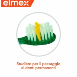 Elmex Spazzolino Junior Bimbi Bambini 6-12 Anni Morbido Vari Colori, 1 Pezzo