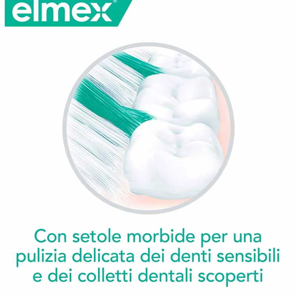 Elmex Spazzolino Sensitive Denti Sensibili Morbido, 1 Pezzo