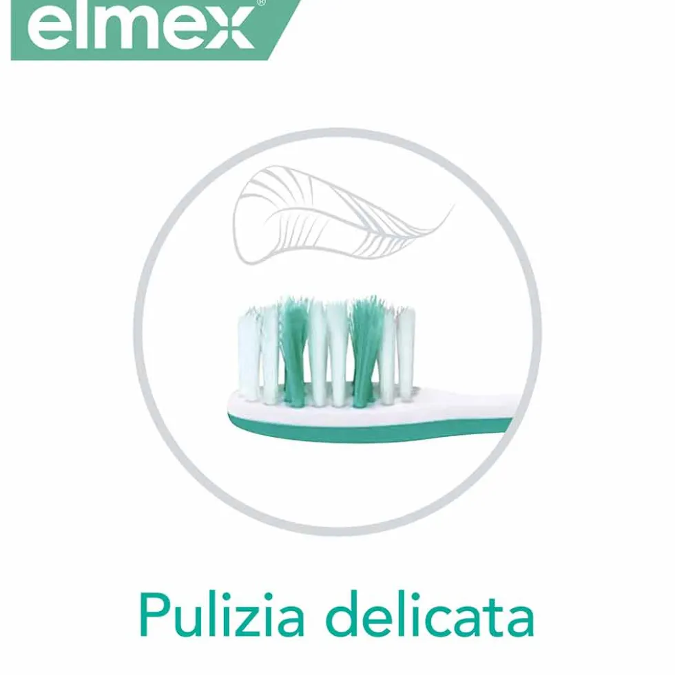 Elmex Spazzolino Sensitive Denti Sensibili Morbido, 1 Pezzo