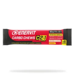 Enervit C2:1 Pro - Carbo Chews Caramelle gommose Energetiche, 6 caramelle