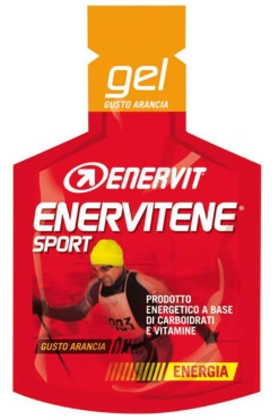 Enervit Enervitene Sport Gel - Gel energetico all'arancia per gli sforzi intensi, 25 ml