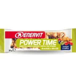 Enervit Power Time - Barretta energetica alle arachidi e mirtilli per un'energia rapida, 30 g
