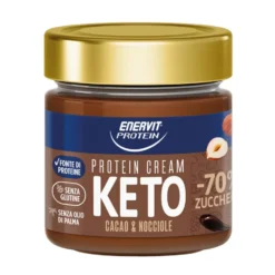 Enervit Protein Keto - Protein Cream Crema Proteica Cacao e Nocciole, 180g