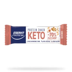Enervit Protein Keto Snack - Barretta proteica con frutta secca per la dieta chetogenica, 35 g