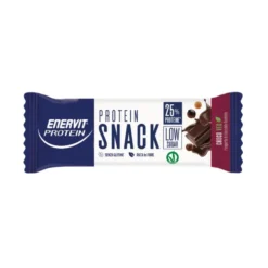 Enervit Protein Snack Choco Veg - Barretta proteica vegana per la massa muscolare, 33 g