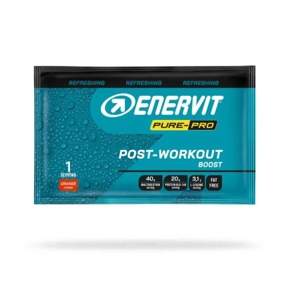 Enervit Pure-Pro - Post Workout Boost Bevanda Istantanea per Recupero Muscolare, 65g