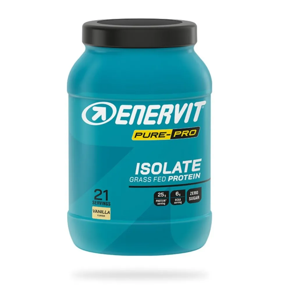 Enervit Pure-Pro - Whey Protein Isolate Grass FED Integratore di Proteine gusto Vaniglia, 630g