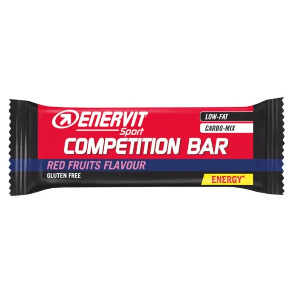 Enervit Sport Barretta da competizione ai frutti rossi - Barretta energetica ricostituente, 30 g
