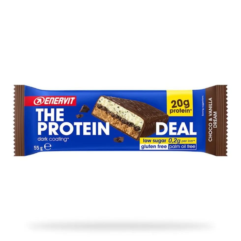 Enervit The Protein Deal - Barretta Proteica Gusto Choco & Vanilla Dream, 55g