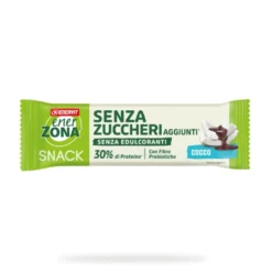 EnerZona Snack Coconut - Barretta proteica al cocco senza zuccheri aggiunti, 33 g