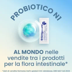 Enterogermina Adulti 6 Miliardi/2g Ripristino Flora Microbica Intestinale Somministrazione Senza Acqua, 9 Bustine