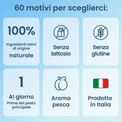 Enterogermina Gonfiore Integratore con Probiotici Estratti Vegetali ed Enzimi Digestivi, 20 Bustine