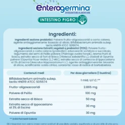 Enterogermina Intestino Pigro Integratore Alimentare, 20 bustine