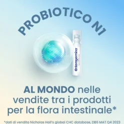 Enterogermina 2 Miliardi/5ml Sospensione Orale Ripristino Flora Microbica Intestinale, 10 Flaconcini