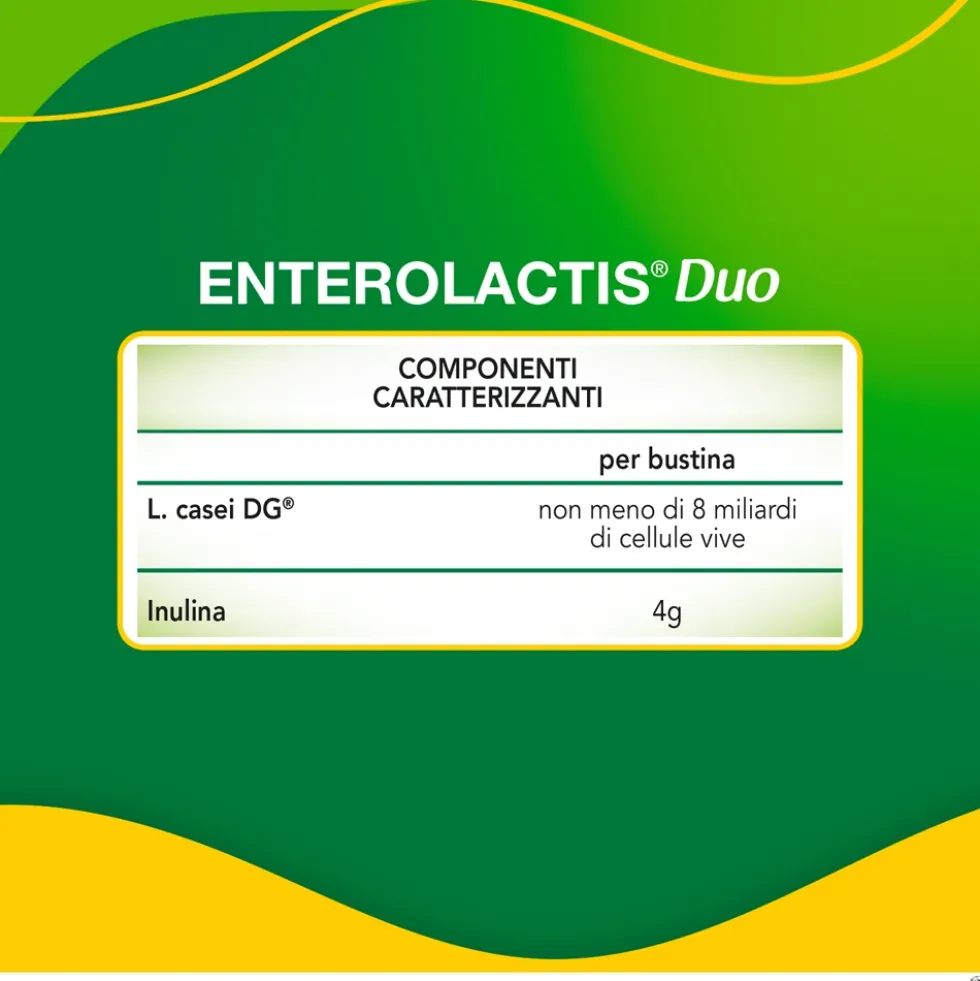 Enterolactis Duo Integratore Cellule Vive e Inulina, 20 Bustine