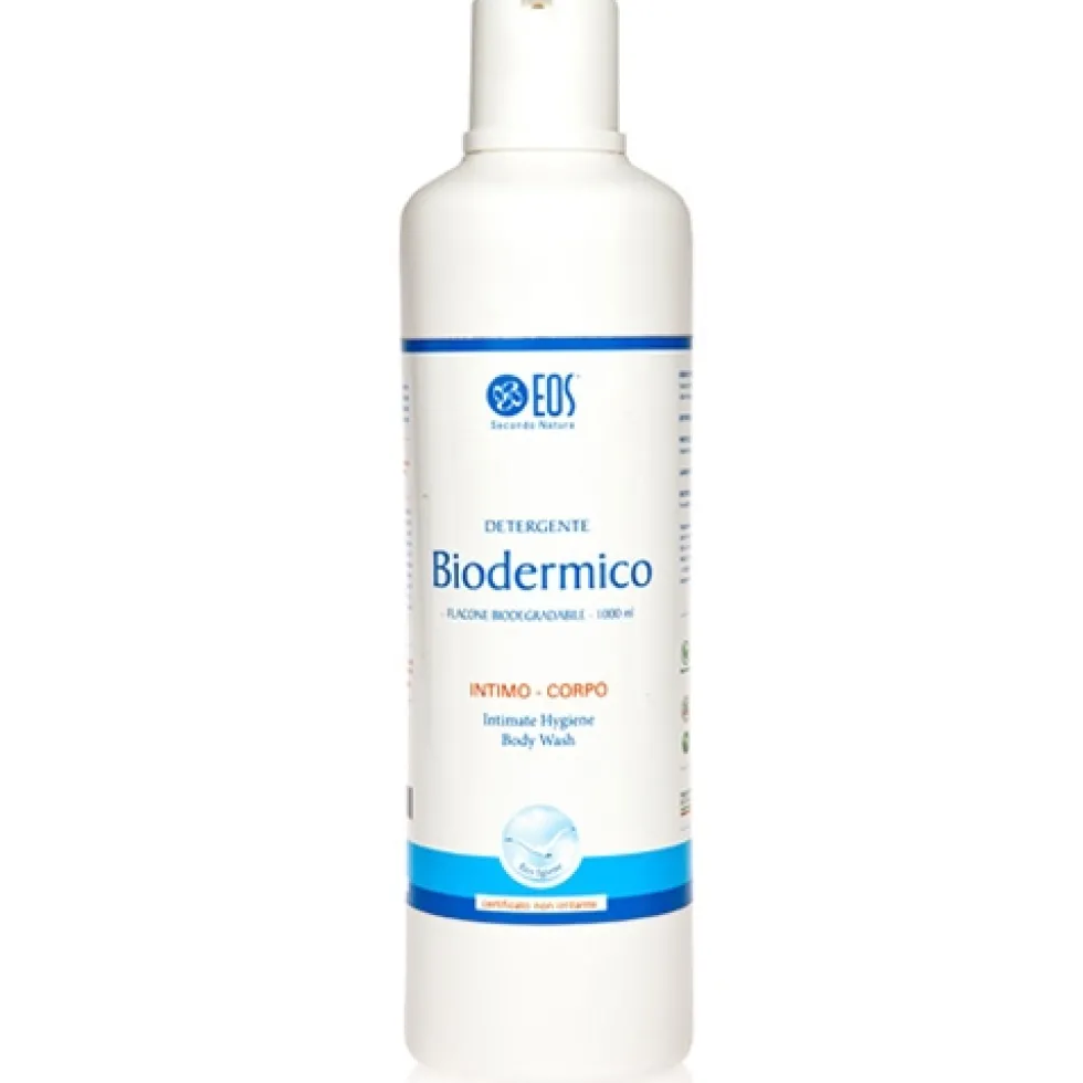 EOS Detergente biodermico - Gel detergente per l'igiene di viso, corpo e intimo, 1000 ml