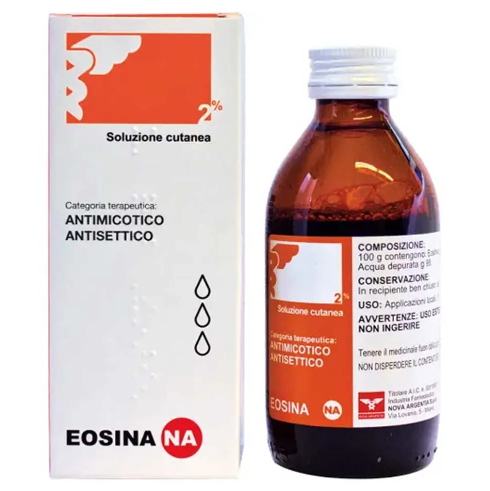 Eosina Nova Ar 2% Soluzione Cutanea Antimicotica e Antisettica, 100g