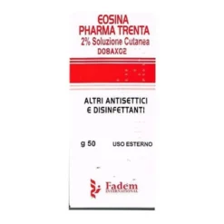 Eosina Pharma Trenta 2% Soluzione Cutanea Antisettico e Disinfettante, 50g