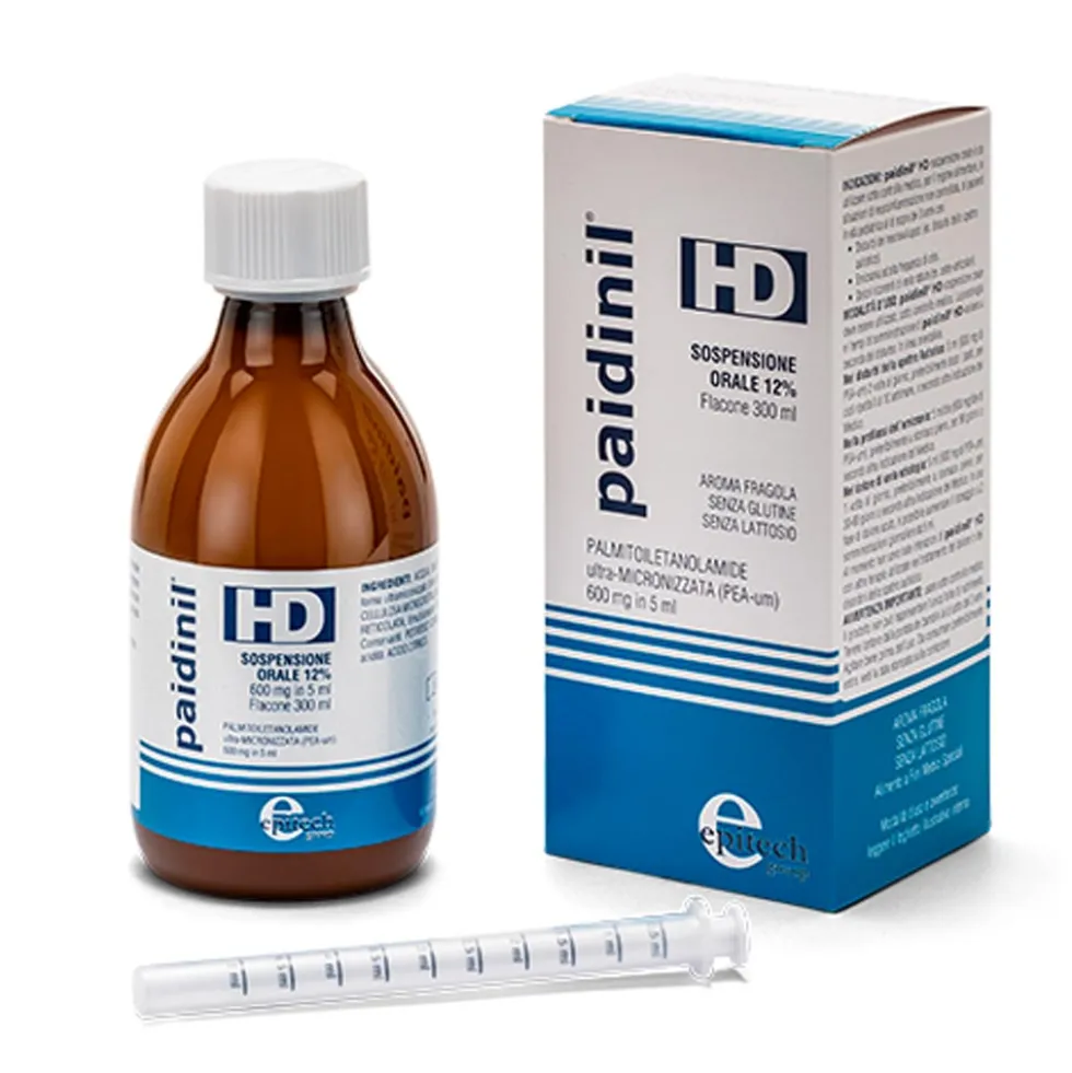 Epitech Group Paidinil HD Sospensione Orale 12% Aroma Fragola, 300ml