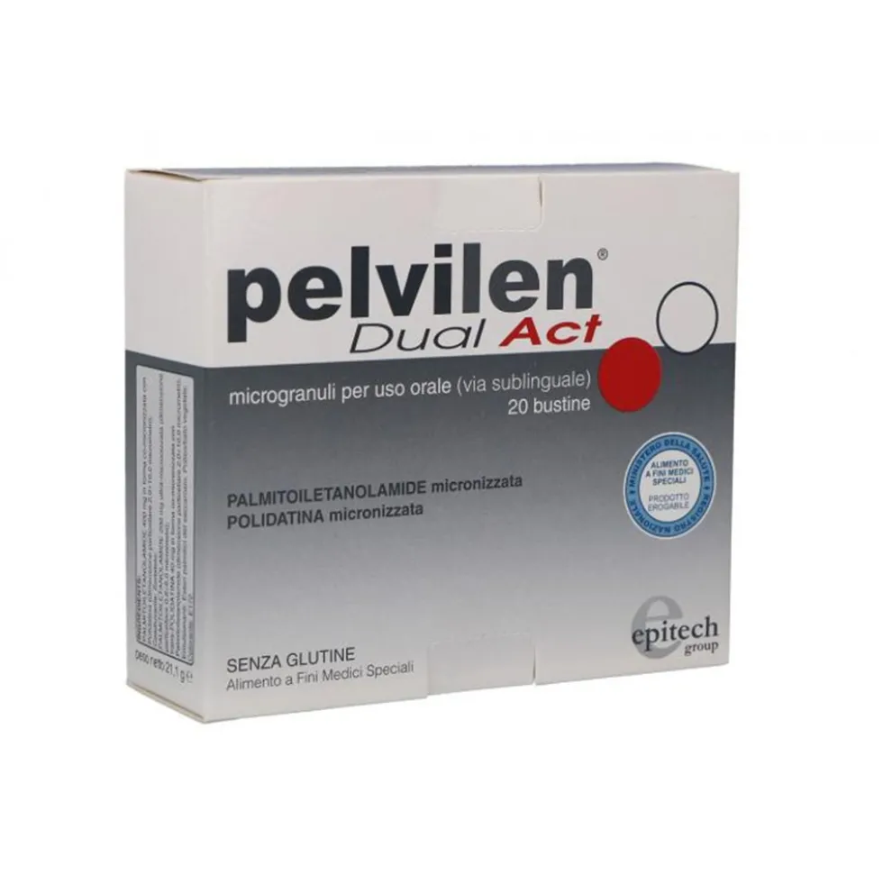 Epitech Pelvilen Dual Act Integratore Alimentare, 20 Bustine