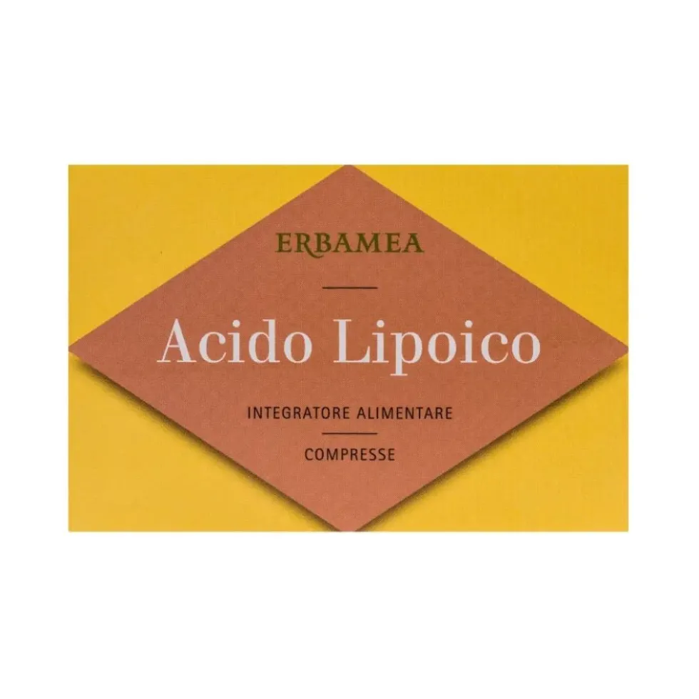 Erbamea Acido Lipoico Integratore Concentrazione e Memoria, 24 Compresse