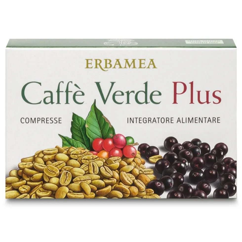 Erbamea Caffè Verde Plus Integratore Alimentare, 24 compresse