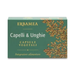 Erbamea Capelli & Unghie Integratore Alimentare, 24 Capsule Vegetali