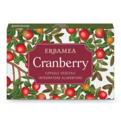 Erbamea Cranberry Integratore Alimentare per le Vie Urinarie, 24 Capsule