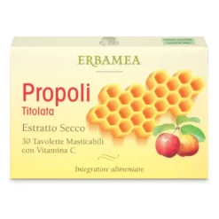 Erbamea Propoli Titolata Tavolette Masticabili, 30 Tavolette