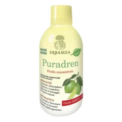 Erbamea Puradren - Fluido Concentrato Drenante gusto Lemon Lime, 500ml