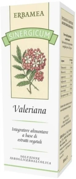 Erbamea Sinergicum Valeriana - Integratore in gocce per il rilassamento e il sonno, 100 ml