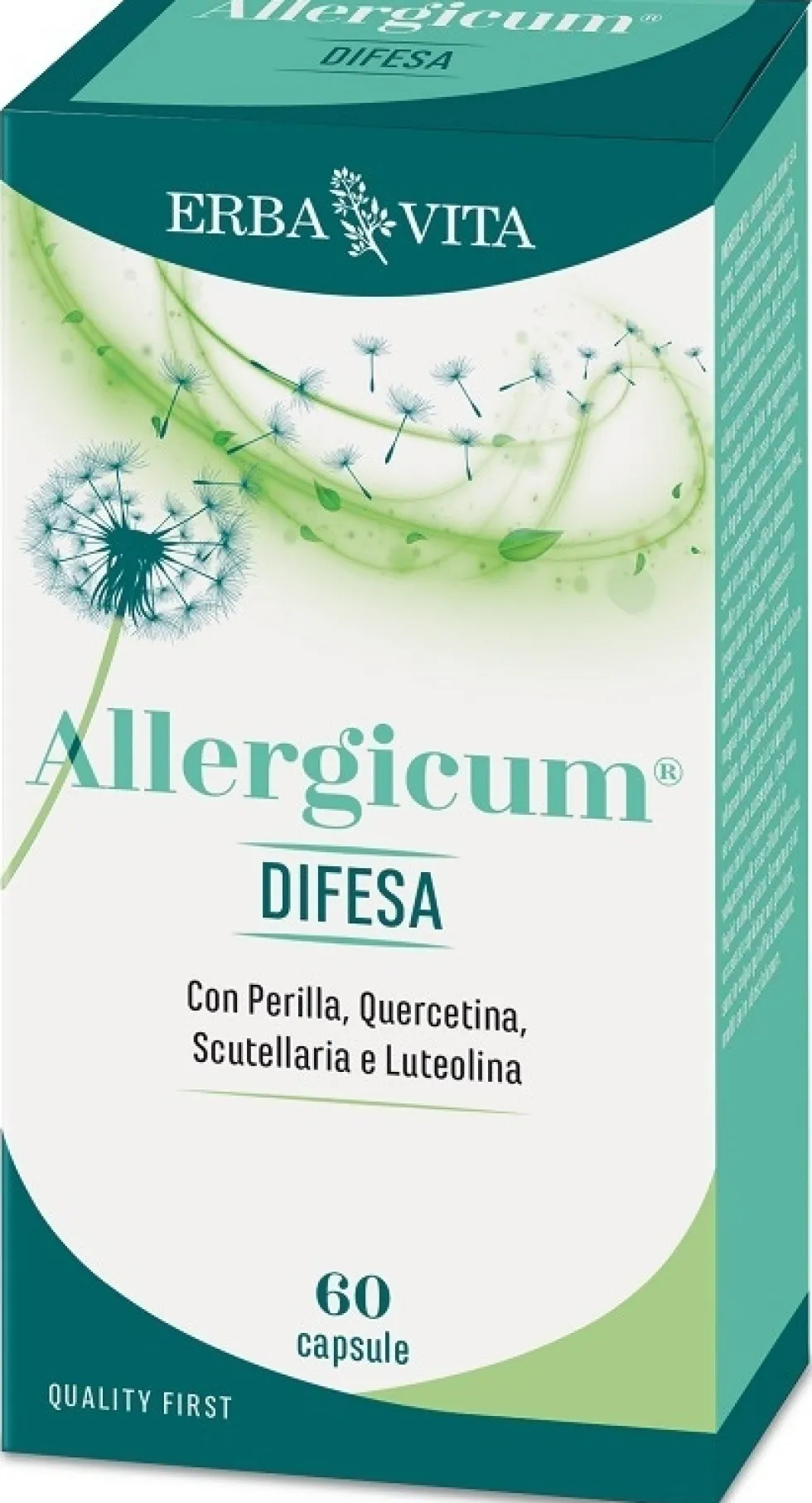 Erba Vita Allergicum Difesa - Integratore alimentare per le difese immunitarie, 60 capsule