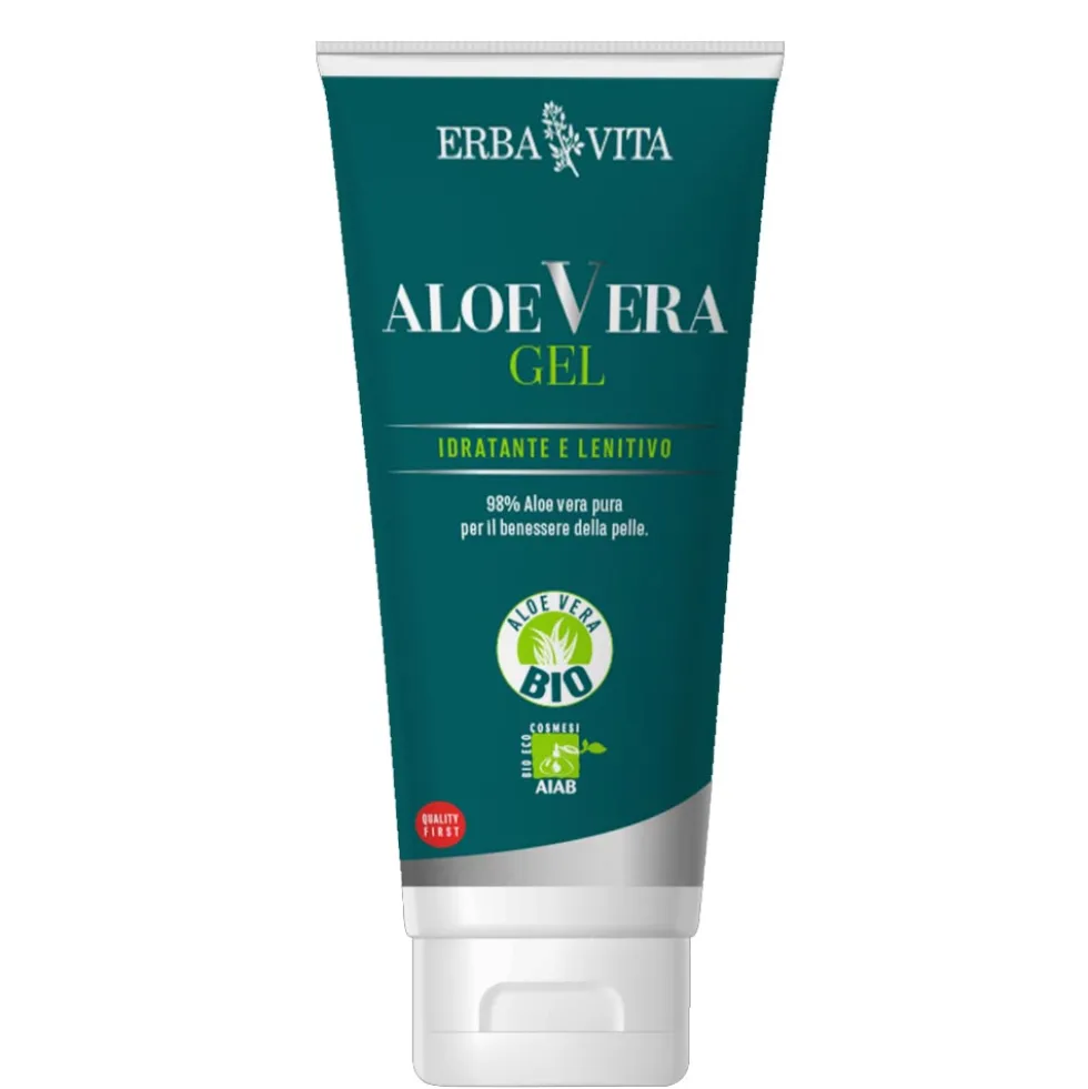 Erba Vita Aloe Vera Gel Dermocosmetico Idratante, 200ml