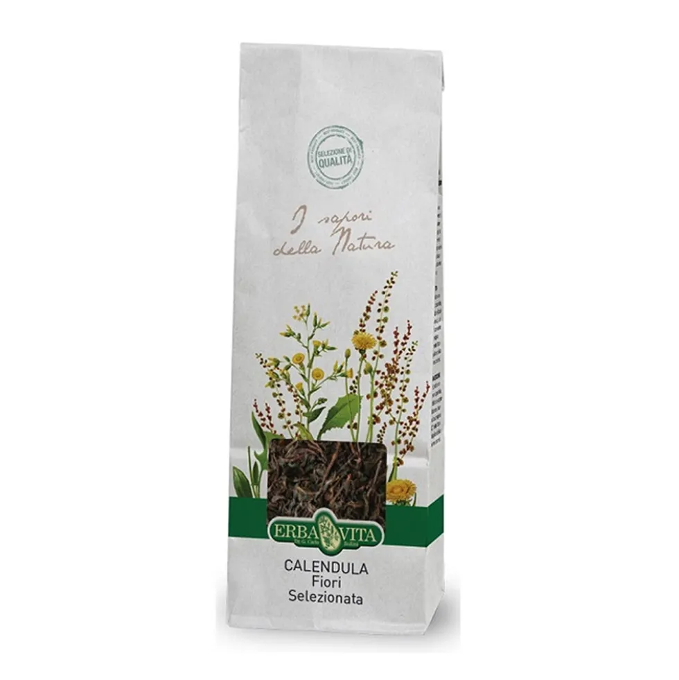Erba Vita Calendula Fiori Tisana, 100g